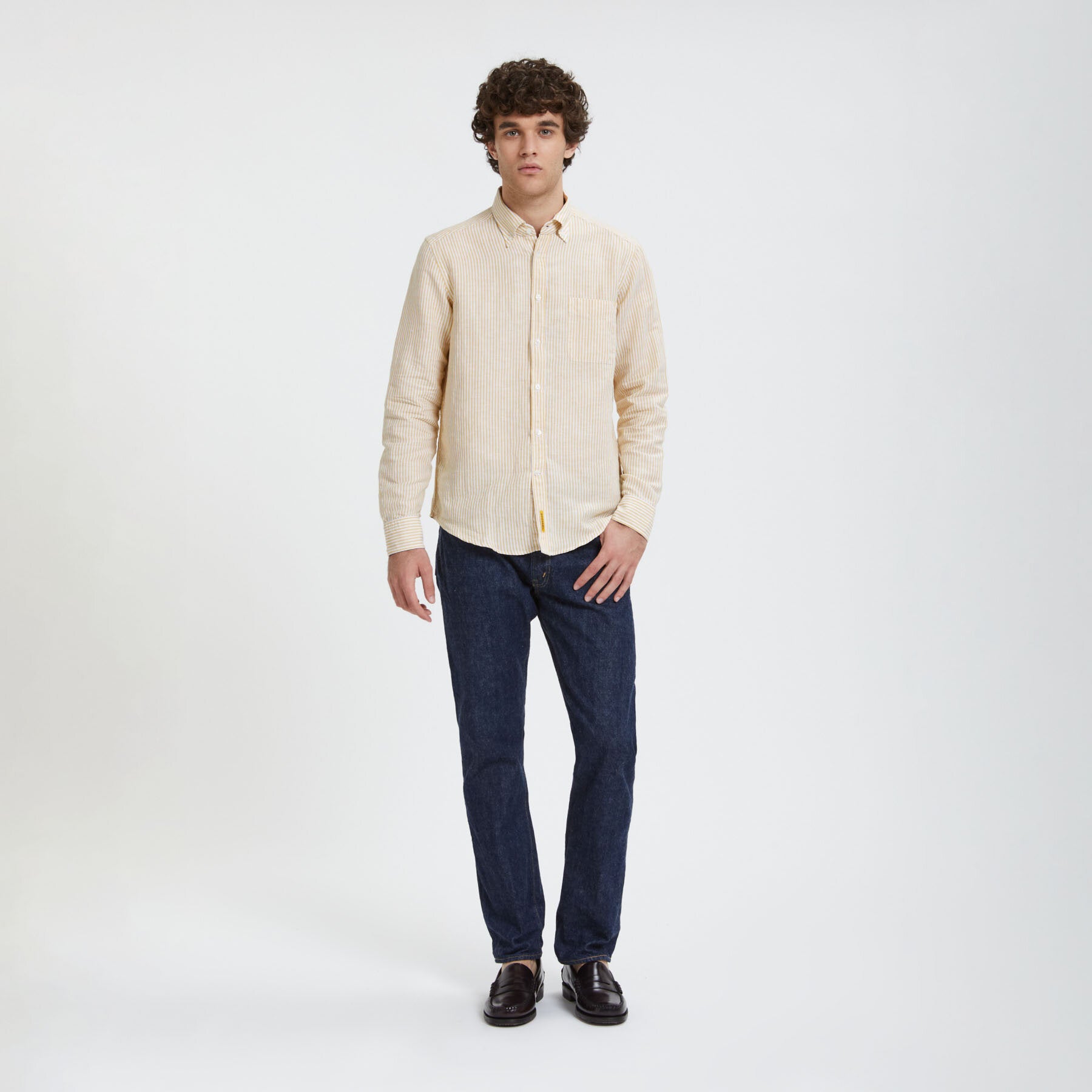 Bradford Striped Linen Blend Shirt