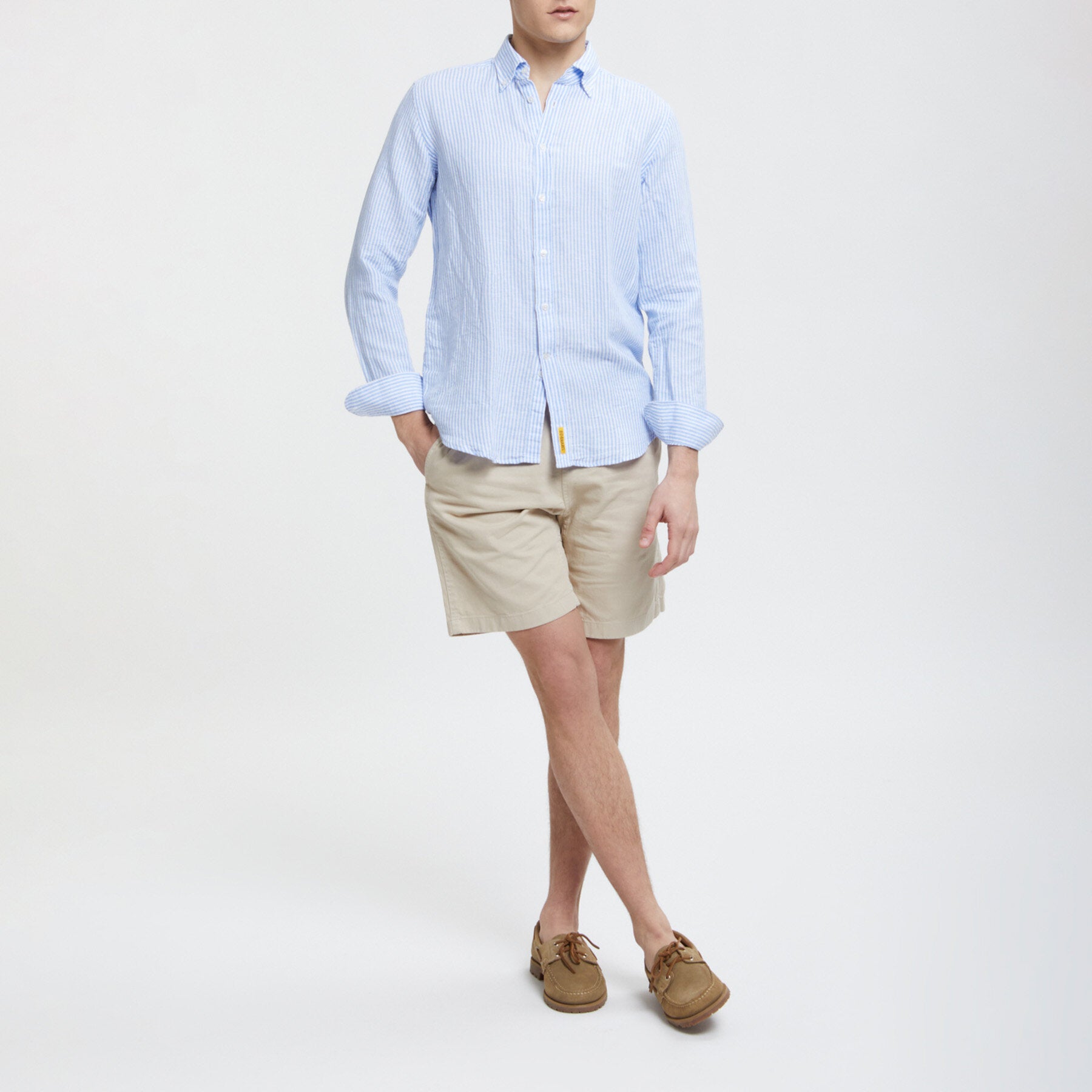 Bradford Striped Linen Blend Shirt