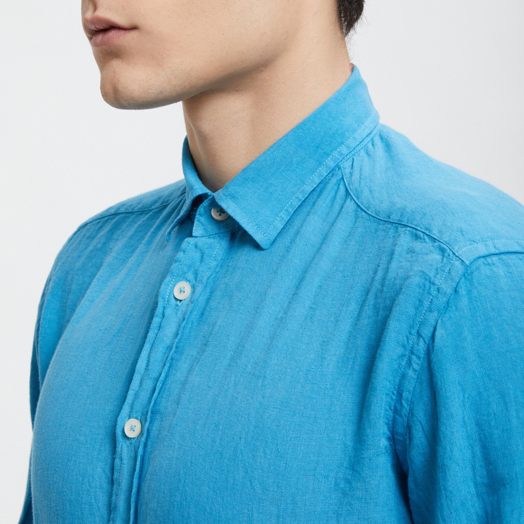 Garment-dyed Linen Shirt