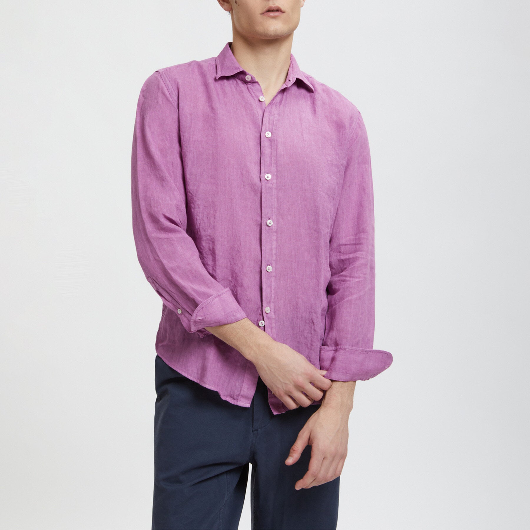 Garment-dyed Linen Shirt