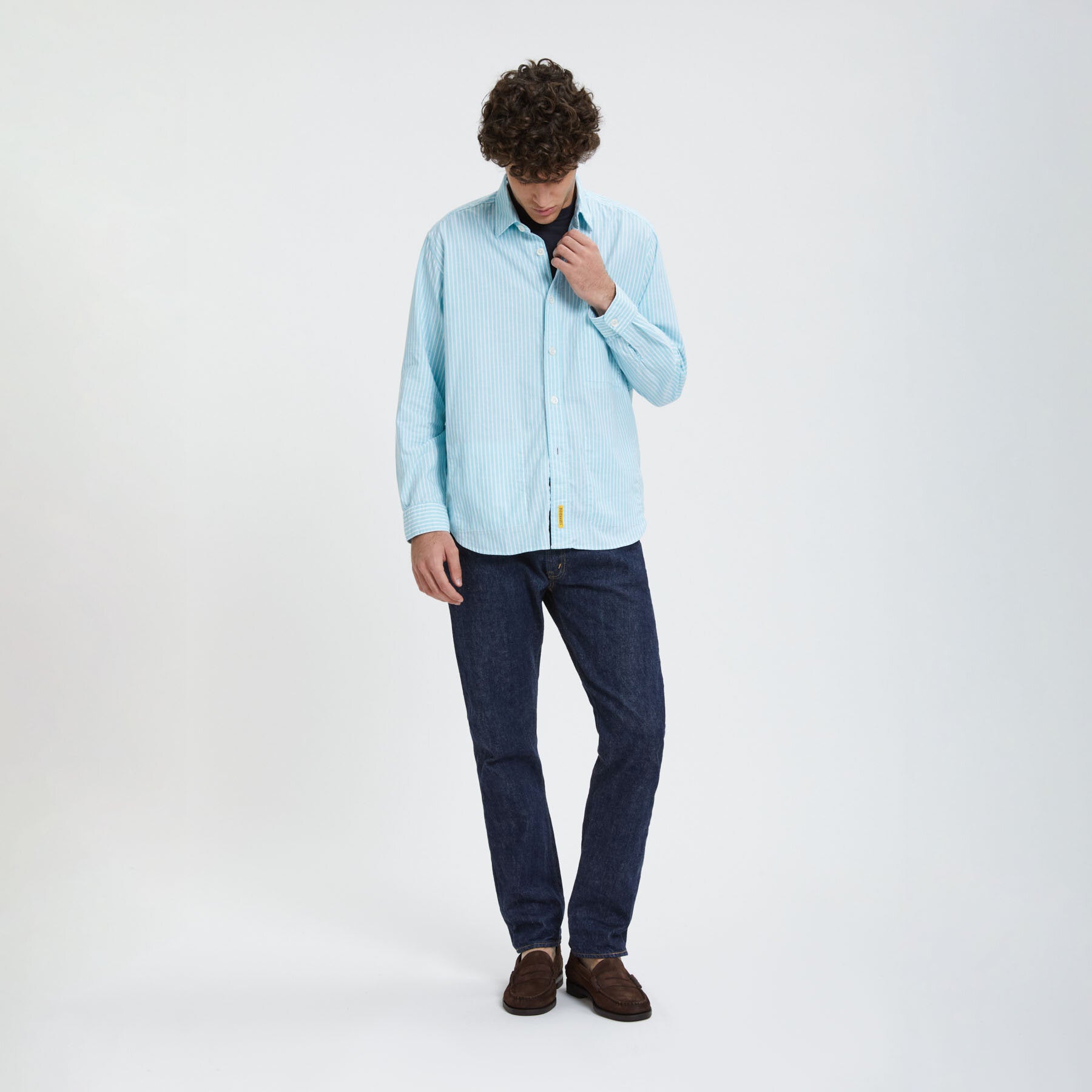 Overshirt Harlem a righe